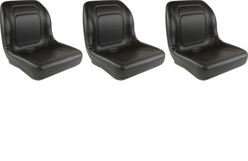 3 Pack Of Black Seats fits JD 320E 324E 325 328 328D 332E