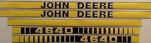 JD 4640 Hood Decal Set