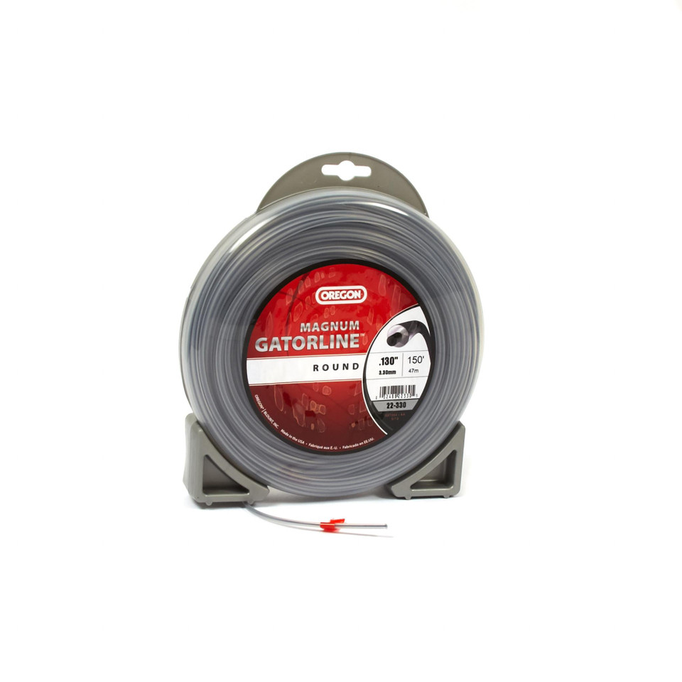 Oregon Gatorline Rasentrimmer-Schnur .08 Zoll | 1248 Fuß Spule, Rot | Professionelle Qualität