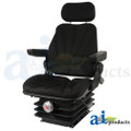 Seat, F10 Series, Mechanical Suspension / Armrest / Headrest / Black Cloth