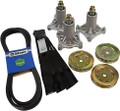 Mower Deck Service Kit Compatible with Husqvarna YTH24K48 Model Lawn Tractors with 48" Decks  593773401, 532173435, 587820301, 532173921