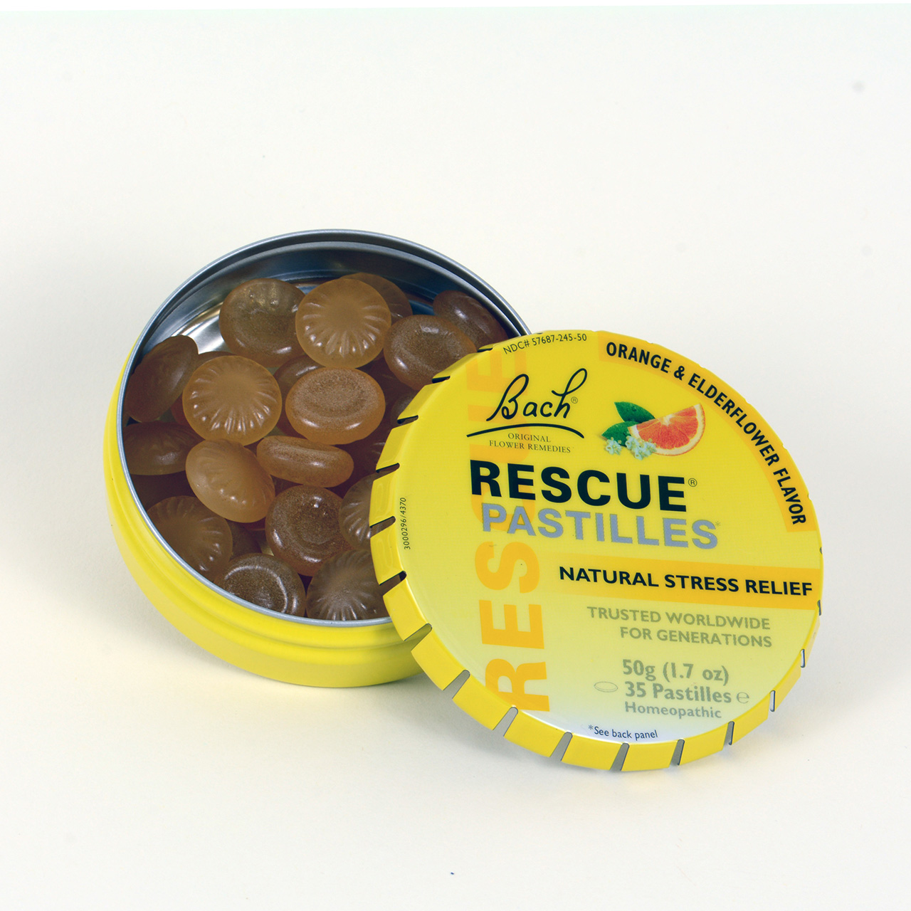 Bach RESCUE® PASTILLES (Orange & Elderflower Flavor)