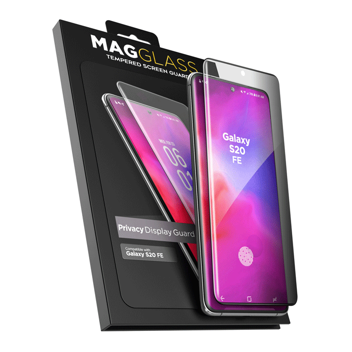 Fingerprint Mag Glass Screen Protector S20 Plus Tempered Glass For