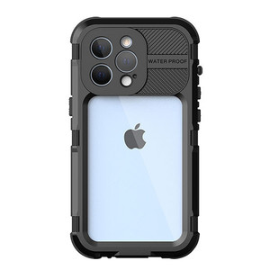 Krakatoo Aluminum Alloy Waterproof Case iPhone 13 Pro - Black