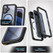 Encased Titan Waterproof Case iPhone 17 with Belt Clip Holster - Black/Clear