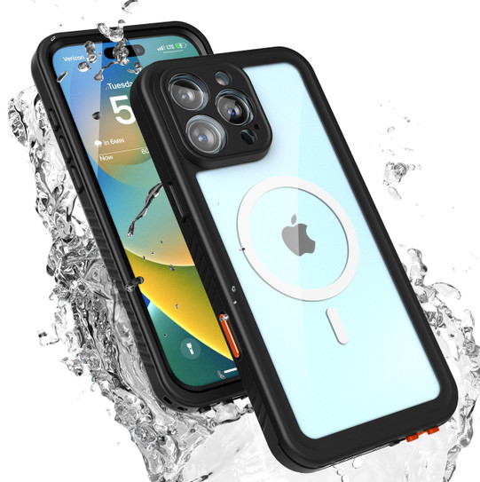 Encased Waterproof Case iPhone 16 Pro with Belt Clip Holster - Clear