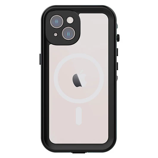Krakatoo Dot WaterProof Case iPhone 14 - Black/Clear