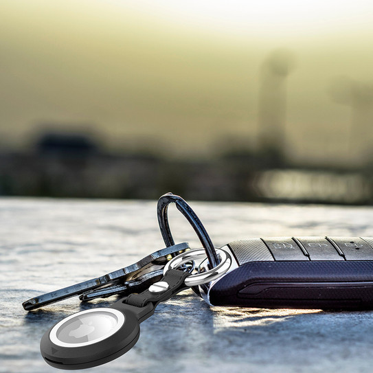 Krakatoo WaterProof Case AirTag - Black