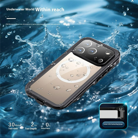 Krakatoo Dot WaterProof Case iPhone 17 Pro - Black