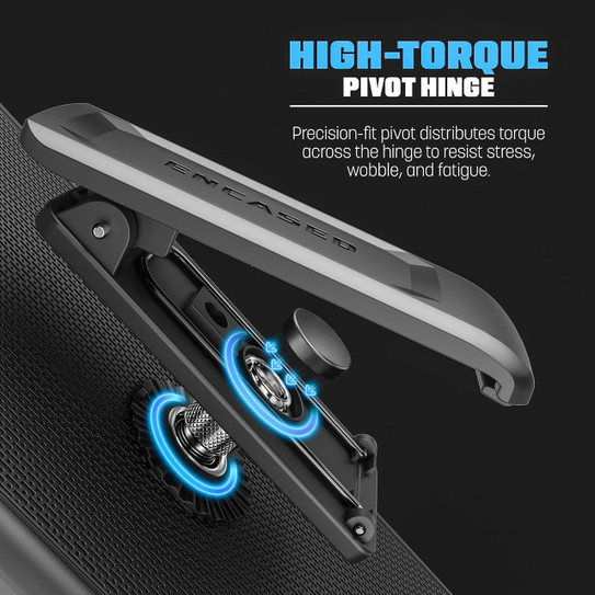 Encased Titan Waterproof with Belt Clip Holster Case iPhone 18 Pro - Clear