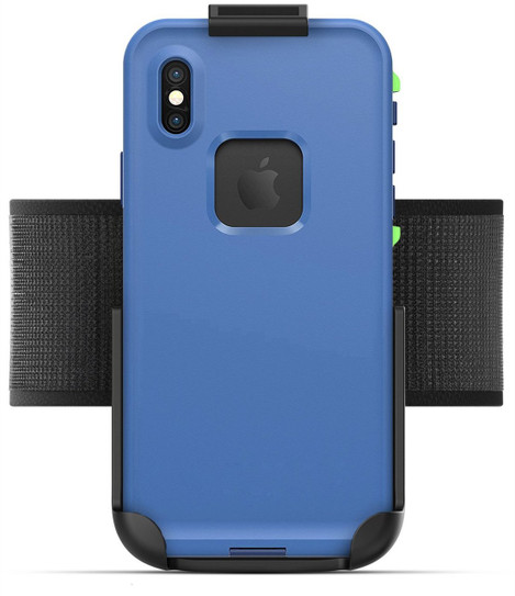 Encased Armband for Lifeproof Fre Case iPhone X/Xs (case not included) - Fully Adjustable Lightweight Gym Sports Band, Fits all arm sizes XS-XXL