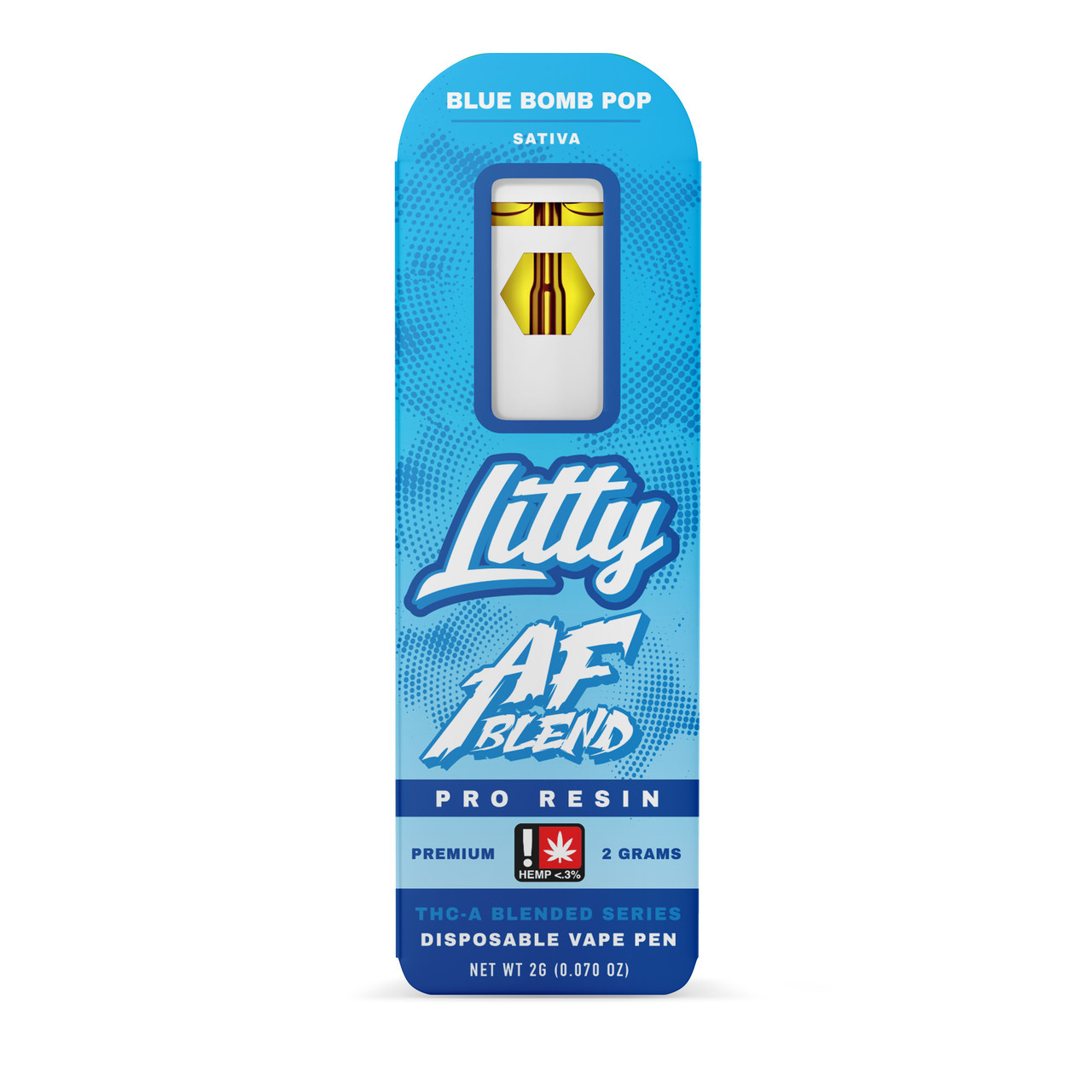 Litty THC-A Sativa Blue Bomb Pop Disposable Vape Pen