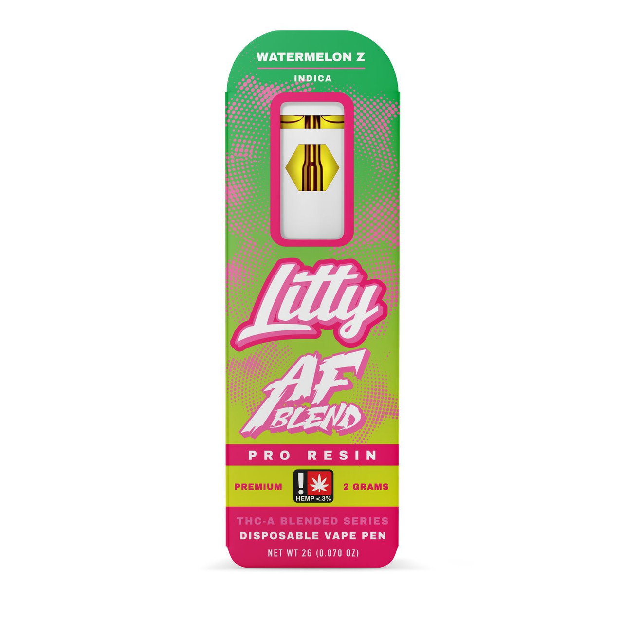 Litty THC-A Indica Watermelon Z Disposable Vape Pen