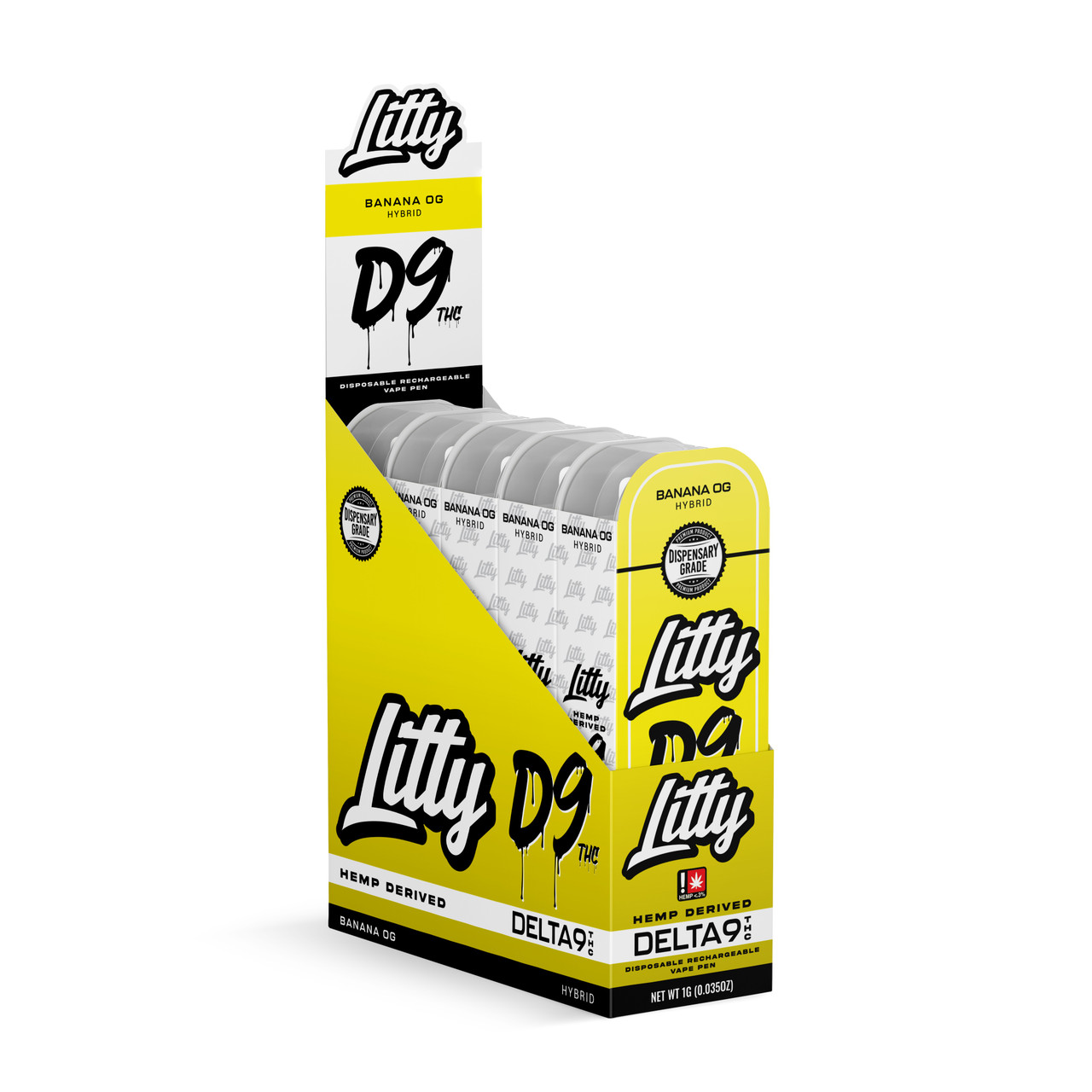 Litty Delta-9 Hybrid Banana OG Disposable Vape Pen