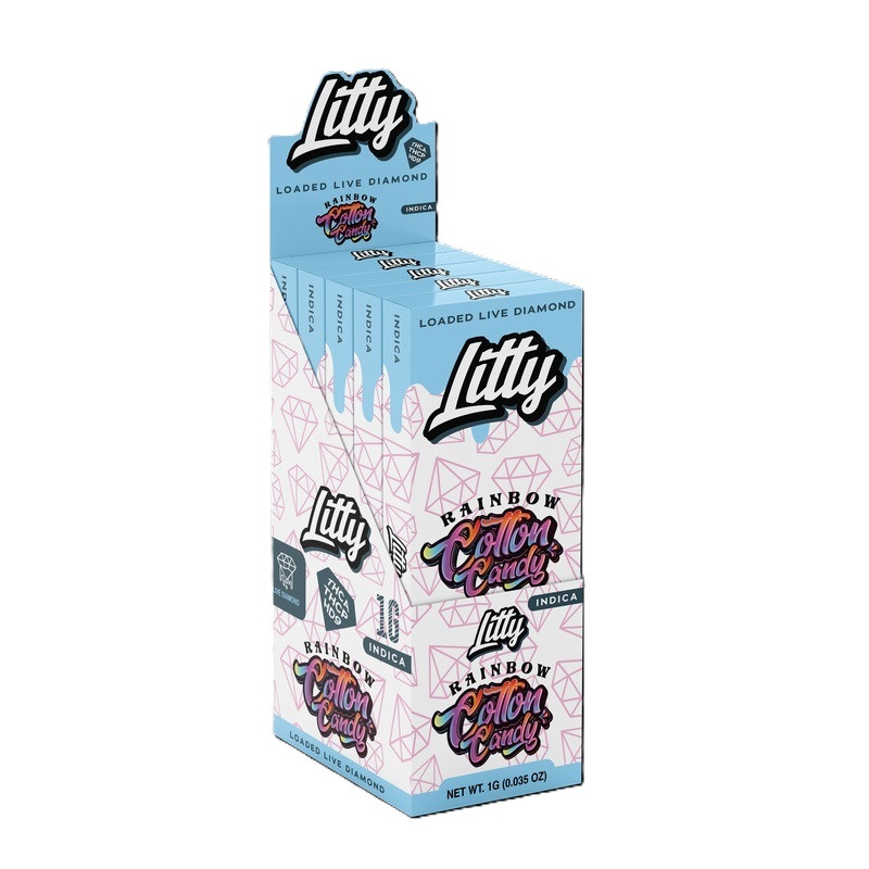 Litty THCA Rainbow Cotton Candy 1 gram Disposable