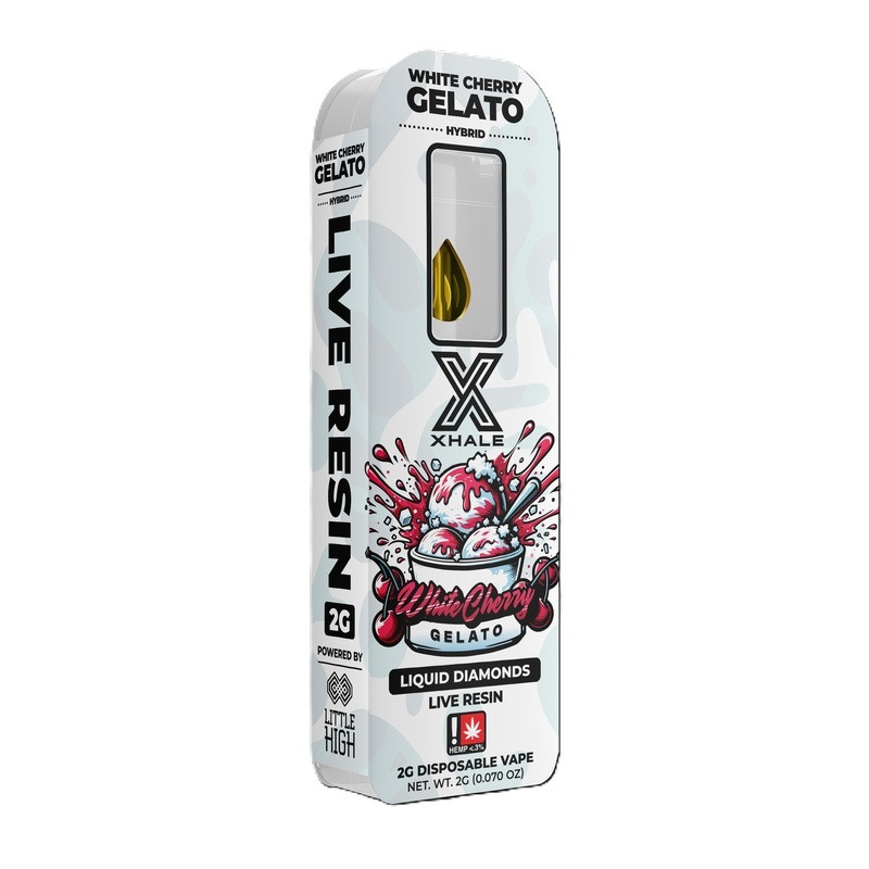 Xhale THCA Live Resin Hybrid White Cherry Gelato Vape Pen