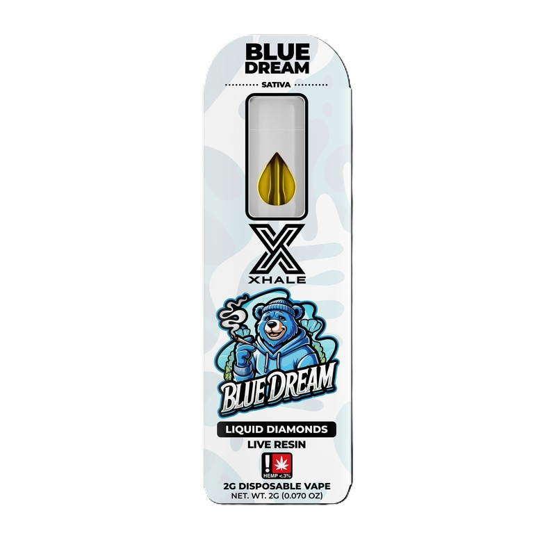 Xhale THC-A Live Resin Sativa Blue Dream Disposable Vape Pen