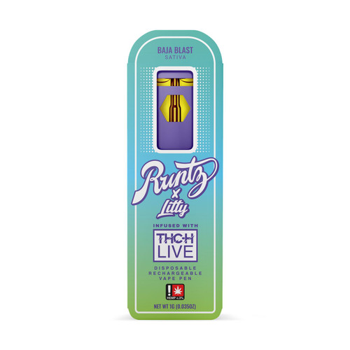 Runtz x Litty THC-H Live Sativa Baja Blast Disposable