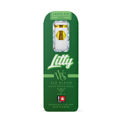 Litty THC-A VVS Indica Green Ice Disposable Vape Pen