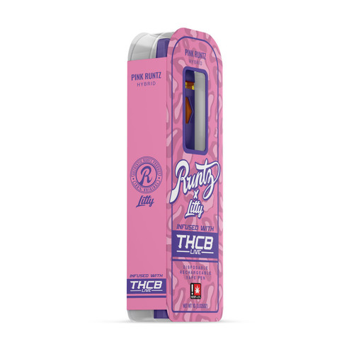 Runtz x Litty THC-B Live Hybrid Pink Runtz Disposable Vape Pen