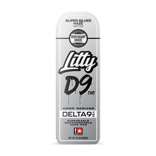 Litty Delta-9 Sativa Super Silver Haze Disposable Vape Pen