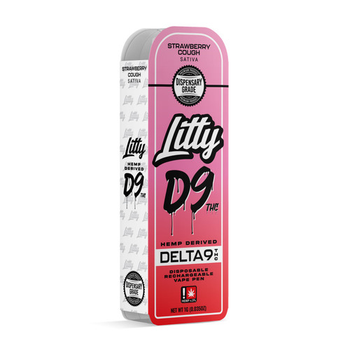 Litty Delta-9 Sativa Strawberry Cough Disposable Vape Pen
