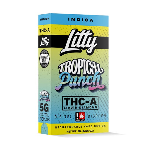 Litty THC-A Indica Tropical Punch 5 Gram Disposable Vape Pen
