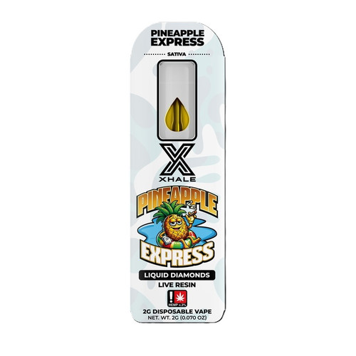 Xhale THC-A Live Resin Sativa Pineapple Express Disposable Vape Pen