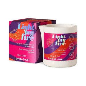 Love to Love Light My Fire Candl Coconut A451-93828
