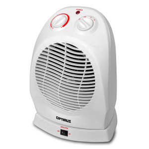 Optimus Portable Oscillating Fan Heater with Thermostat D970-H-1382