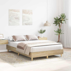 Bed Frame Sonoma 53.94 x 74.80 in Engineered Wood A949-901000
