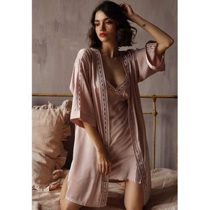 Satin Sweet Babydoll And Robe Set H721-WDF360