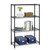 Heavy Duty 4-Shelf Metal Shelving Unit in Black Steel Finish Q280-SWMSDUC15846358