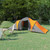 Camping Tent 6 Persons Gray and Orange A949-93186
