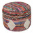 18" Multicolored Cotton Blend Ottoman N270-517895