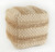 18" Tan Jute Ottoman N270-517953