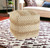18" Tan Jute Ottoman N270-517953