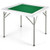 4-Player Mahjong Game Table with Iron Frame - Color: Green D681-UY10011