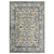 5' X 7' Yellow and Ivory Southwestern Stain Resistant Indoor Outdoor Area Rug N270-532597