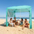 Beach Cabana, 8 x 8 ft Beach Canopy with Side Wall, UPF 50+ Protection Easy Setup Cabana Tent with  E415-JYKHTXW8FT8FVRHQU001V0