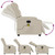 Massage Recliner Chair Cream Faux leather, Metal, Plywood Regular A949-374124