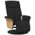 Massage Recliner Chair with Footrest Black Fabric A949-356535