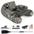 Inflatable Float Tube with Fish Ruler Rod Holder and Storage Pockets-Camouflage B593-FT10003