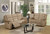 Two Piece Indoor Beige Microsuede Five Person Seating Set N270-343876
