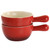 Crock Pot 2 Piece Stoneware 22oz Soup Bowl Set with Long Handle in Gradient Red D970-97093.02