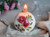 Vintage Floral Candle: Shabby Chic Decor, Fall Thanksgiving Gift | Valentine & Mother's Day Candle H652-1039