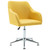 Office Chair Yellow Polyester, Plywood, Steel Adjustable A949-278512