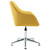 Office Chair Yellow Polyester, Plywood, Steel Adjustable A949-278512