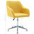 Office Chair Yellow Polyester, Plywood, Steel Adjustable A949-278512