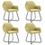 Dining Chairs 4 pcs Green Fabric A949-277104